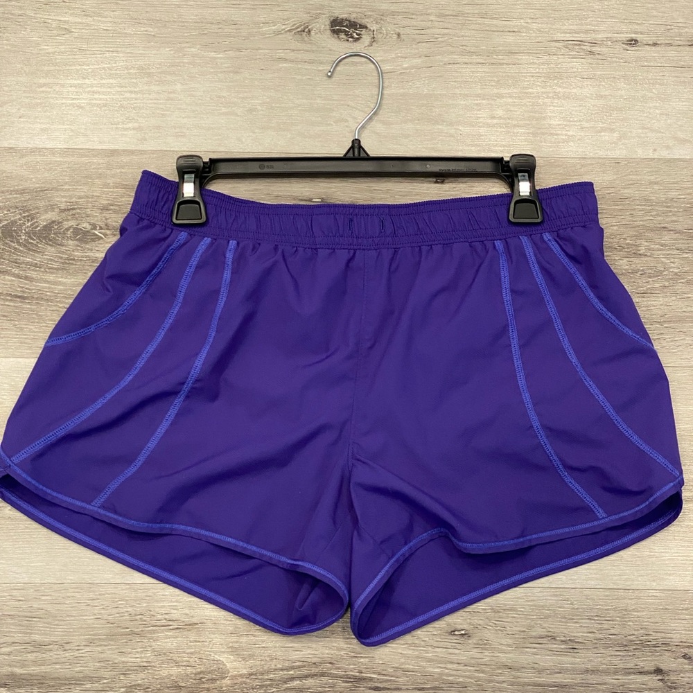 ATHLETA Purple Running Workout Shorts Size: M